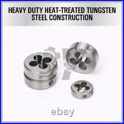 110PCS Tap and Die Combination Set Tungsten Steel Titanium METRIC Tools withCase