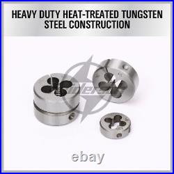 110PCS Tap and Die Combination Set Tungsten Steel Titanium METRIC Tools withCase
