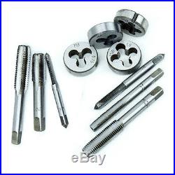 110 PCS Tap and Die Combination Set Tungsten Steel Case Kit Metric