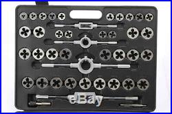 110 PCS Tap and Die Combination Set Tungsten Steel METRIC Wrench Screw GOOD