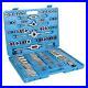 110 Piece Metric and SAE Standard Tap and Die Bearing Steel Titanium Tools Set A