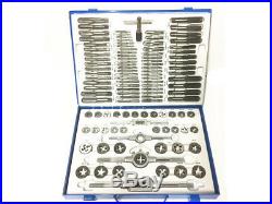 110 pcs Tap & Die Set Professional Imperial & Metric Set tapping thread Alloy st