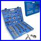 110pcs Hardened Alloy Steel Metric Tap And Die Rethreading Tool Set Cutting Exte