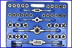 110pcs Tap and Die Set Screw Thread Metric Wrench Taper Wrench Handle Hand Tools