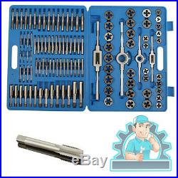 110pcs Tungsten Wrench Tap and Die Set Cutter Kit Metric Steel Screw Bolt