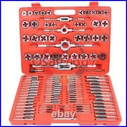 110x Tap and Die Combination Set Tungsten Steel Titanium METRIC Tools withCase