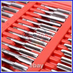 110x Tap and Die Combination Set Tungsten Steel Titanium METRIC Tools withCase