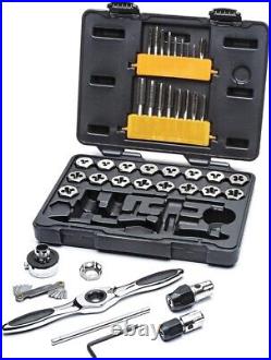 114 Pc. SAE/Metric Ratcheting Tap and Die Set