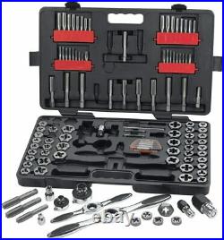 114 Piece Ratcheting Tap And Die Set, SAE/Metric 82812