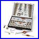 131PCS Sae and Metric Coated Bearing Steel Tap and Die Rethreading Kit Toolboxes