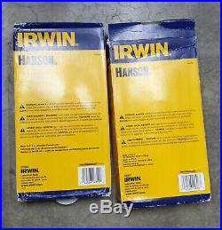 2sets Irwin 26319 Machine Screw with Fractional or Metric Tap and Hex Die Set