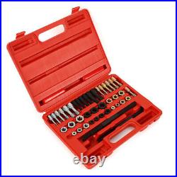 40X Tap and Die Kit Threading Repair Tool Metric 6X1 8/10x1.25 10x1.5 12x1.25mm