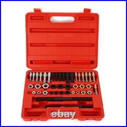 40X Tap and Die Kit Threading Repair Tool Metric 6X1 8/10x1.25 10x1.5 12x1.25mm