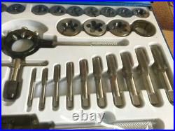 45 PC Tap and Die Set. Large Metric Taps and Dies. Alloy Steel Heavy Duty. New