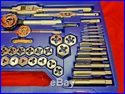 53 Piece Metric Tap and Hex Die Set Irwin Hanson 26394 USA Made 3MM to 18MM