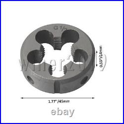 55 BSP1/2 Metric Right Hand Round Thread Die for Processing Tools (Silver)