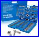 60 Piece Metric and SAE Standard Tap and Die Set Rethreading Tool Kit For Cutt