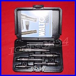 6 PC Tap Extractor Set Walton 18001 USA 4 FL SAE Metric With Case NC NF 3/16-1/2