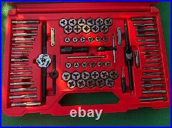76 Pcs Snap On TDTDM500A Tap and Die Set Metric and SAE Tool