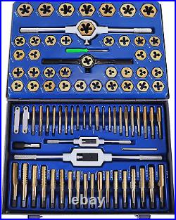 86PC Tap and Die Set Combination Metric Tap and and Die Set Tungsten Steel Titan