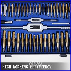 86PC Tap and Die Set Combination Metric Tap and and Die Set Tungsten Steel Titan