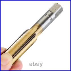 86 Piece Tap and Die Set Bearing Steel SAE and Metric Too, Titanium Coated with