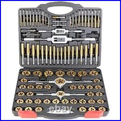 86 Pieces Gauge Kit Die and Tap Set in SAE and Metric for External Threads