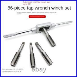 86pcs Tap Die Set Bearing Steel M3-M16 Metric Thread Combination Tools