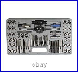 ABN Metric and SAE Standard Tap and Die 60-Piece Rethread Set Rethreading Kit