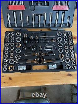 Arwrench 114 Pc. Ratcheting Tap And Die Set, Sae/Metric 82812