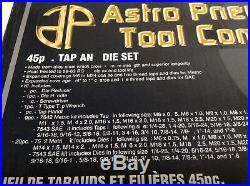 Astro Pneumatic Tool Company #7542 Metric 45 Piece Tap & Die Set