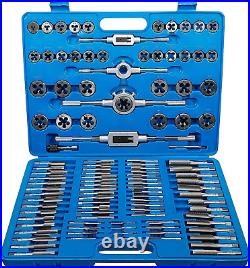 BGS 1900 Tap and Die Set M2 M18 110 pcs. Size M18, Silver