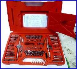 Blackhawk-Proto 76Pcs. FRACTional/Metric Tap&Die Set- 68768, (4 TAPS MISSIng)