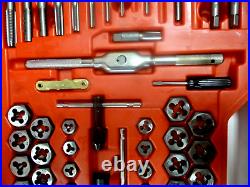 Blackhawk-Proto 76Pcs. FRACTional/Metric Tap&Die Set- 68768, (4 TAPS MISSIng)