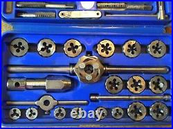 Blue Point Metric Tap & Die TDM-117 Set with case. Used