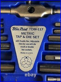 Blue Point TDM-117 Metric Tap & Die Set Used