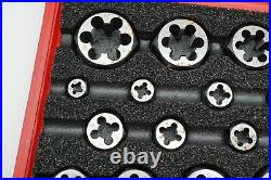Cle-Line C67282 45NCNF 20-pc Carbon Hex Die Set with Case USA