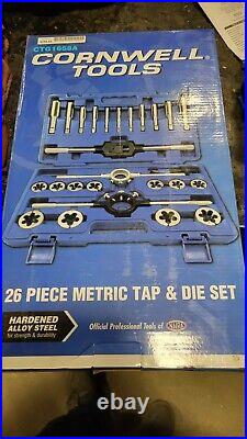 Cornwell Tools Ctg1658a 26pc Metric Large Size Tap And Die Set