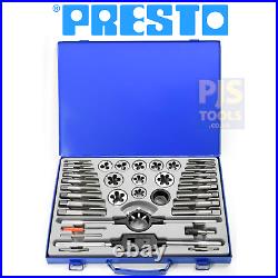 Craft Pro Presto 9S69035 M6 M24 metric hss tap & die box set