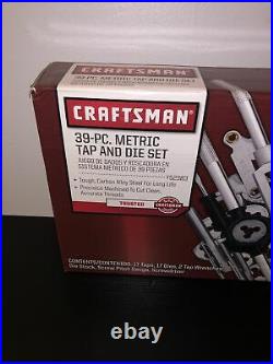 Craftsman 39 pc. Metric Tap and Die Set 52383 New in Box