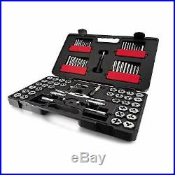 Craftsman 75 PC Inch/Metric Tap And Die Carbon Alloy Steel Set With Case #52377