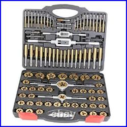 Die and Tap Set in SAE and Metric, Hex Threading Dies for External 86PCS