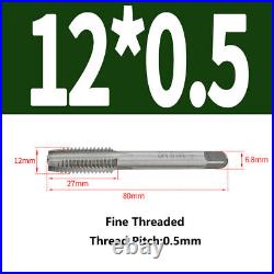Fine Pitch Thread Machine Taps HSS Metric Plug Tap M3 M4 M5 M6 M8 M9 M10 M12-M20