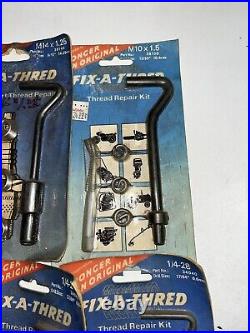 Fix A Thred Thread Repair kit Helical Inserts set lot of 5
