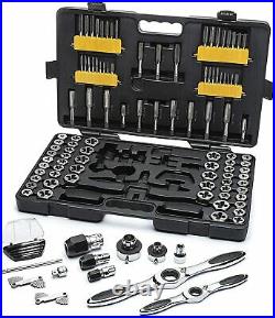 GEARWRENCH 114 Piece Ratcheting Tap and Die Set, SAE/Metric 82812