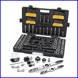 GEARWRENCH 114 Piece Ratcheting Tap and Die Set, SAE/Metric 82812