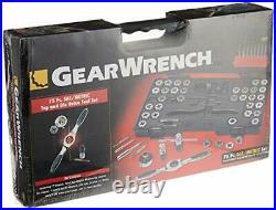 GEARWRENCH 75 Pc. Ratcheting Tap and Die Set, SAE/Metric 3887
