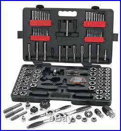 GearWrench 114 Piece Ratcheting Tap and Die Drive Tool Set SAE & Metric 82812