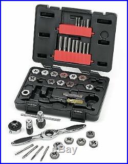 GearWrench 40 Piece Ratcheting Tap and Die Drive Tool Set Metric 3 12mm 3886
