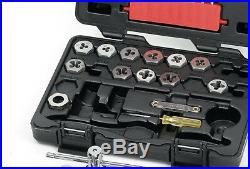 GearWrench 40 Piece Ratcheting Tap and Die Drive Tool Set Metric 3 12mm 3886